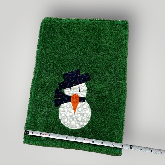 Lot/3 𝑯𝒂𝒏𝒅𝒎𝒂𝒅𝒆 Holiday Christmas Hand Towels 🎁 - Picture 14 of 16